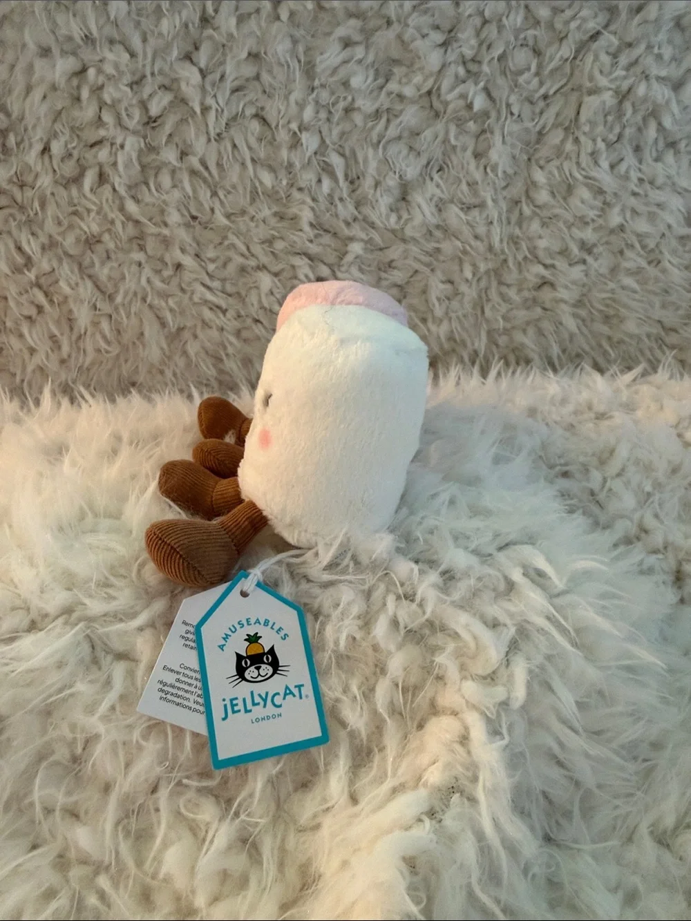 Amuseables Pink & White Marshmallows- Jellycat
